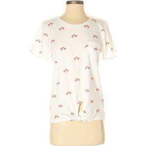 J crew tshirt with pink pelicans